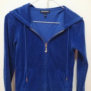 Juicy Couture Royal Blue Zip-up Hoodie
